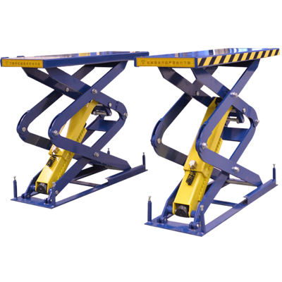 Small scissors lifting machine